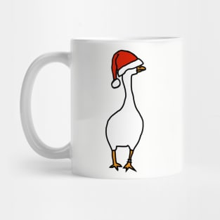Gaming Goose Wears Stolen Christmas Santa Hat Mug